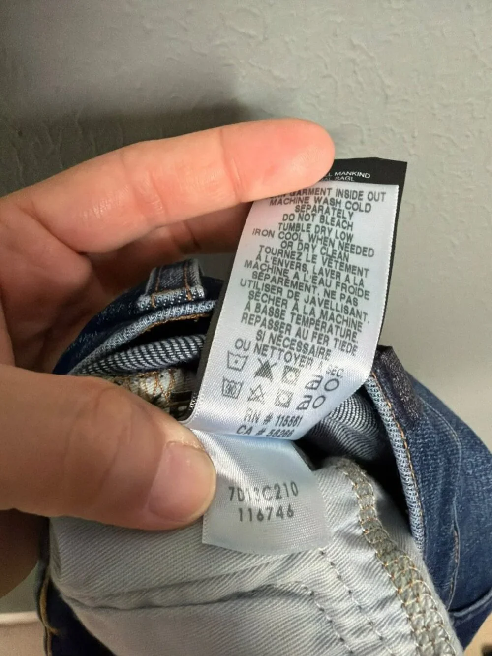 7 For All Mankind Paxtyn Skinny Jeans Ripped Distressed Denim Men's 31